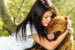 Selena Gomez s veľkým psom